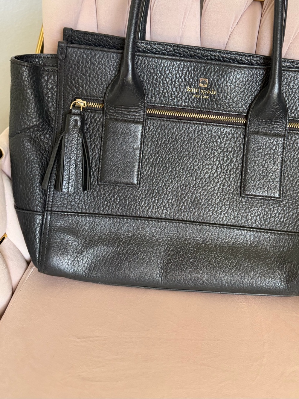 ⭐️FREE SHIPPING⭐️ kate spade Black Southport Ave Oden Tote